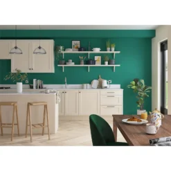 Dulux Simply Refresh Feature Wall One Coat Matt Emulsion Paint Emerald Glade - 1.25L -Paint Store 12881617 1534843857735990