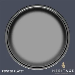 Dulux Heritage Matt Emulsion Paint Pewter Plate - 2.5L -Paint Store 12881957 1854843784931336