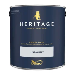Dulux Heritage Matt Emulsion Paint Lead White - 2.5L 15 Dulux Heritage Matt Emulsion Paint Lead White - 2.5L -Paint Store 12881958 3264843784271285