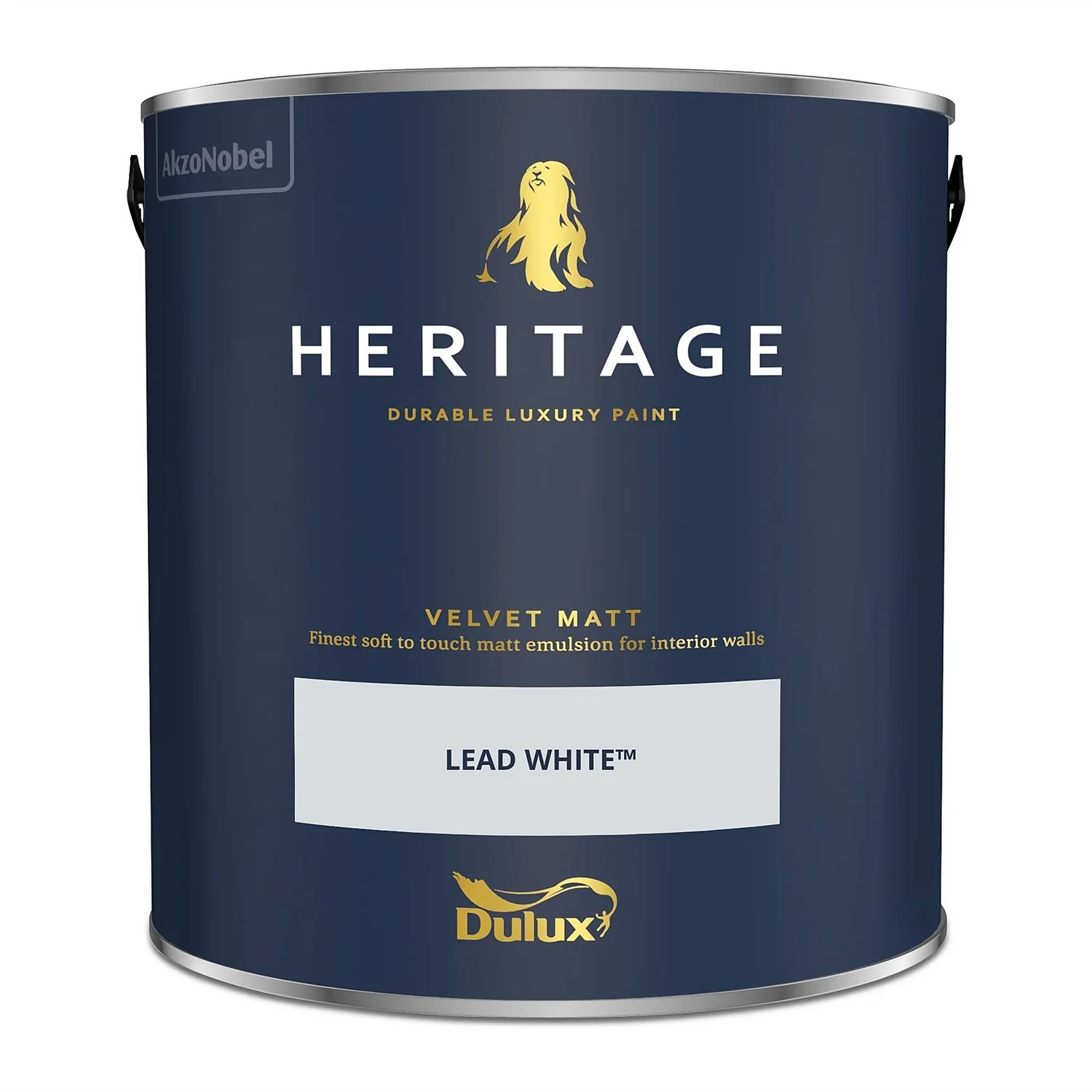 Dulux Heritage Matt Emulsion Paint Lead White - 2.5L 6 Dulux Heritage Matt Emulsion Paint Lead White - 2.5L - Image 4