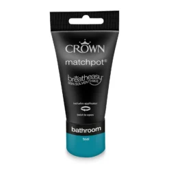 Crown Easyclean Bathroom Paint Teal - 0.04L -Paint Store 12886566 7134853989805385