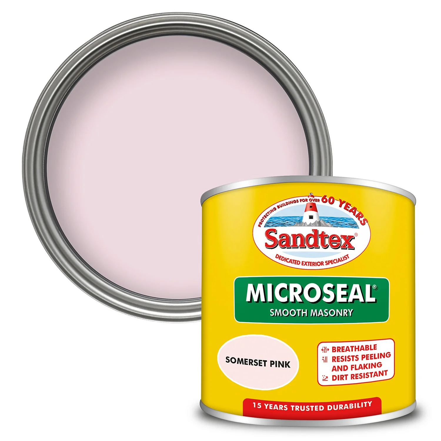 Sandtex Ultra Smooth Masonry Paint Somerset Pink - Tester 3 Sandtex Ultra Smooth Masonry Paint Somerset Pink - Tester