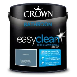 Crown Easyclean® Mouldguard+ Bathroom Mid Sheen Washable Multi Surface Paint Runaway® - 2.5L -Paint Store 12886775 4044853416065519