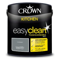 Crown Easyclean®Greaseguard+ Kitchen Matt Washable Multi Surface Paint City Break® - 2.5L -Paint Store 12886954 8244853416389798