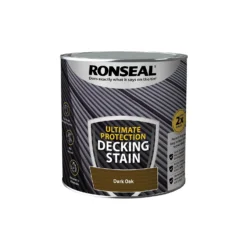 Ronseal Ultimate Protection Decking Stain Dark Oak - 2.5L 7 Ronseal Ultimate Protection Decking Stain Dark Oak - 2.5L -Paint Store 12889276 6394949798380299