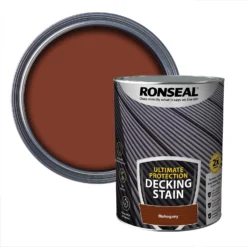 Ronseal Ultimate Protection Decking Stain Rich Mahogany - 5L