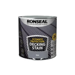 Ronseal Ultimate Protection Decking Stain Slate - 2.5L -Paint Store 12889279 1644949798644521