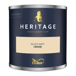 Dulux Heritage Matt Emulsion Paint Cream - Tester 125ml -Paint Store 12891195 4774843787016048