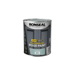 Ronseal 10 Year Weatherproof Wood Paint Duck Egg Satin - 750ml -Paint Store 12898150 1774942291675542