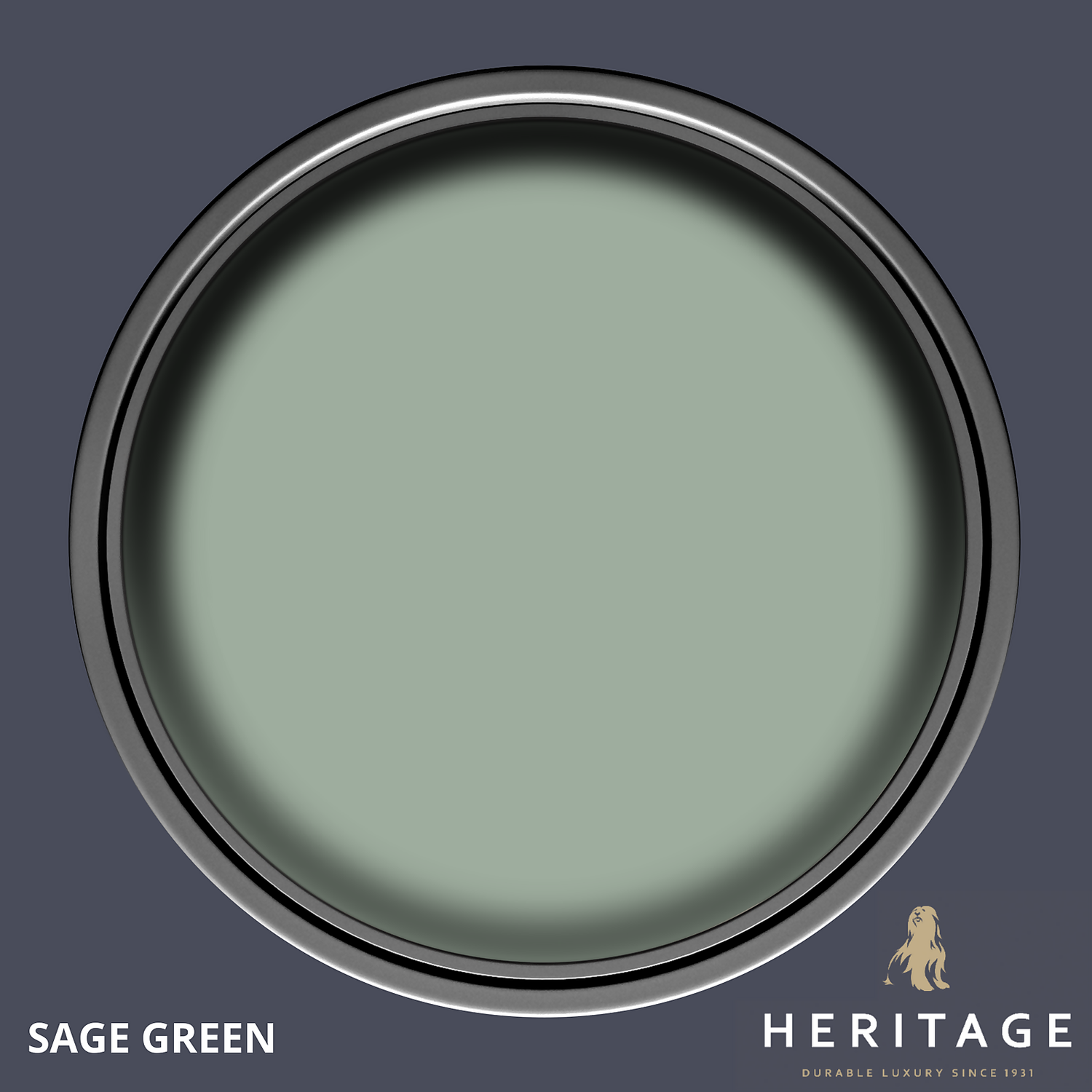 Dulux Heritage Eggshell Paint Sage Green - 750ml 5 Dulux Heritage Eggshell Paint Sage Green - 750ml - Image 3