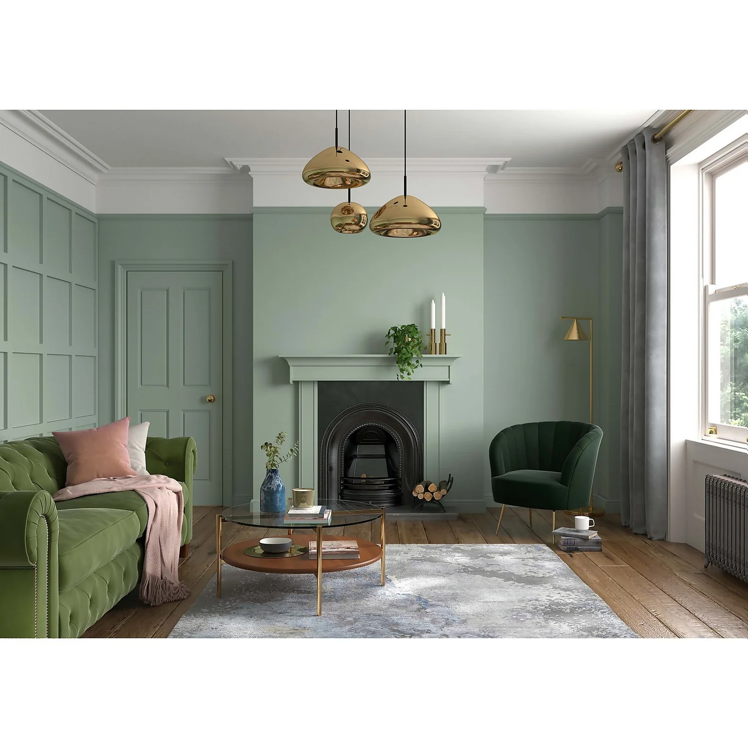 Dulux Heritage Eggshell Paint Sage Green - 750ml 4 Dulux Heritage Eggshell Paint Sage Green - 750ml - Image 2