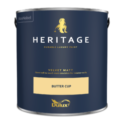 Dulux Heritage Matt Emulsion Paint Butter Cup - 2.5L 15 Dulux Heritage Matt Emulsion Paint Butter Cup - 2.5L -Paint Store 12899082 1814847654865285
