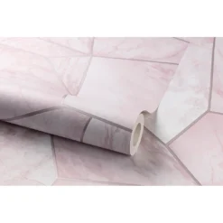Grandeco Marble Apex Pink Wallpaper -Paint Store 12920654 7524873328093670