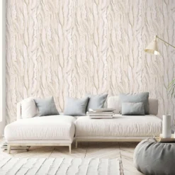 Elle Decoration Marble Blush Cream Gold Wallpaper -Paint Store 13027927 1314973364566097