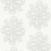 Elle Decoration Damask White Wallpaper -Paint Store 13027945 3244973364576549