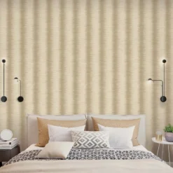 Organic Textures Zebra Stripe Beige Wallpaper -Paint Store 13120776 1804866363746052