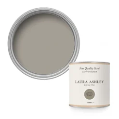 Laura Ashley Matt Emulsion Paint Pale French Grey Tester 100ml