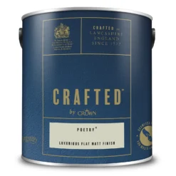 CRAFTED™ By Crown Flat Matt Interior Wall, Ceiling And Wood Paint Poetry® - 2.5L 10 CRAFTED™ By Crown Flat Matt Interior Wall, Ceiling And Wood Paint Poetry® - 2.5L -Paint Store 13167153 1474881141419595