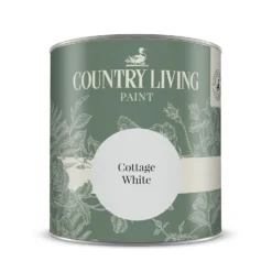 Country Living Matt Emulsion Multi-Surface Paint Cottage White - Tester 125ml -Paint Store 13419335 2804940800997457