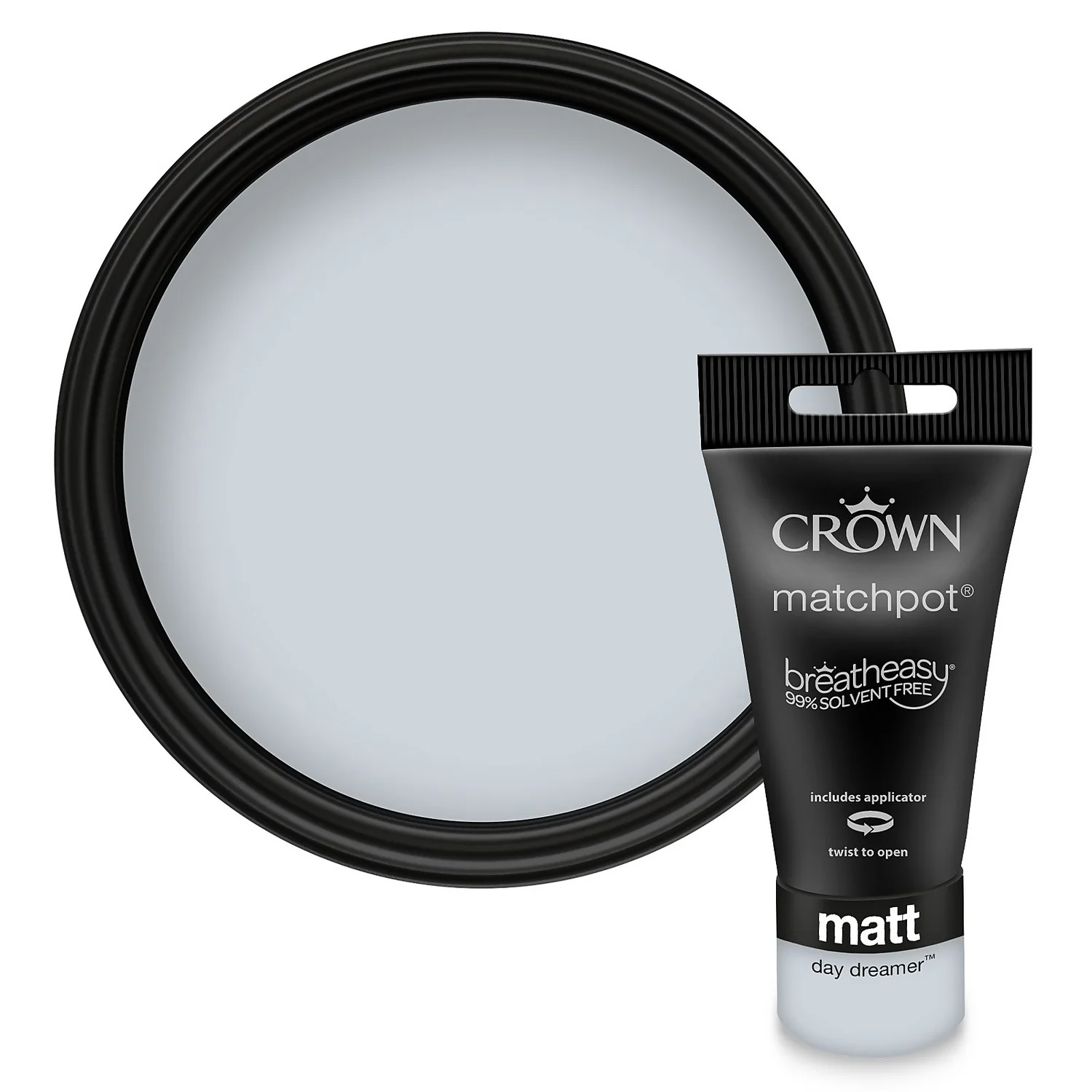 Crown Matt Emulsion Paint Day Dreamer - Tester 40ml 3 Crown Matt Emulsion Paint Day Dreamer - Tester 40ml