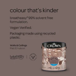 Crown Matt Emulsion Paint Country Farmhouse - 2.5L -Paint Store 13807008 1394963776259836