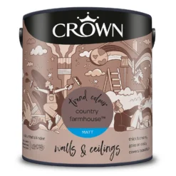 Crown Matt Emulsion Paint Country Farmhouse - 2.5L -Paint Store 13807008 1564963776435675