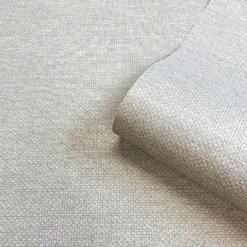 Belgravia Décor Palm Weave Textured Silver Wallpaper