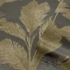 Belgravia Décor Alessia Leaf Textured Charcoal Wallpaper A4 Size Sample -Paint Store 13909606 8184983465898725