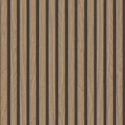 Belgravia Décor Wood Slat Textured Walnut Wallpaper -Paint Store 13909699 2565034583630326