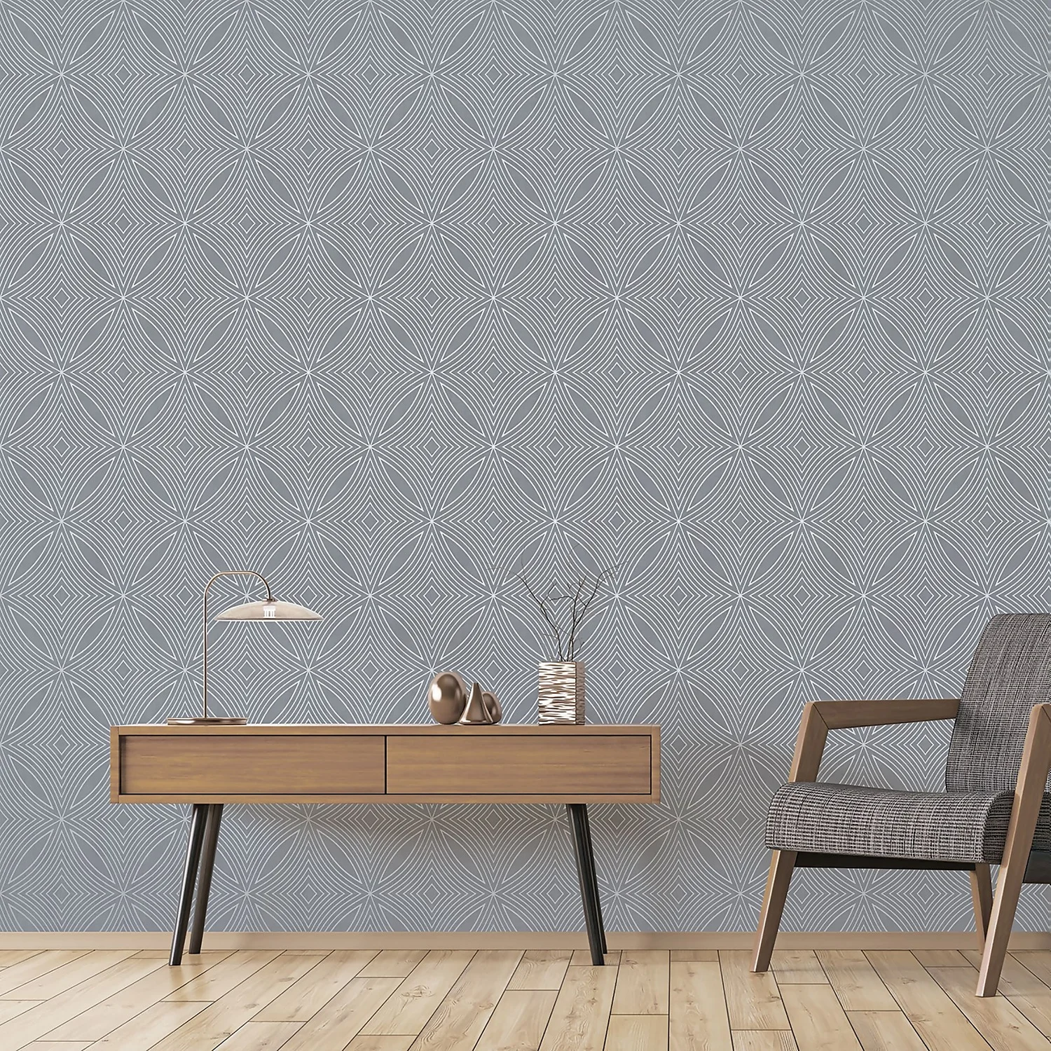 Galerie Spiral Blue Wallpaper 4 Galerie Spiral Blue Wallpaper - Image 2