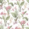 Galerie Botanical Illustration Pink A4 Wallpaper Sample 2 Galerie Botanical Illustration Pink A4 Wallpaper Sample -Paint Store 13910591 1994994886496155