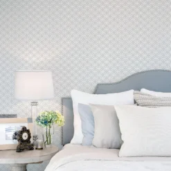 Galerie Honeycomb Trellis Grey Large Wallpaper Sample -Paint Store 13910643 1824994884017591