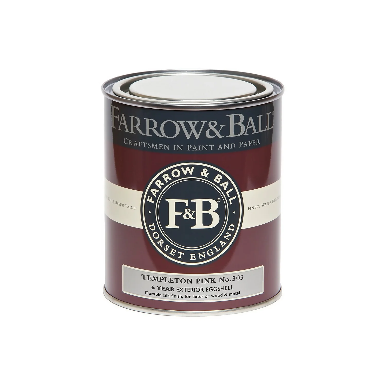 Farrow & Ball Exterior Eggshell Paint No.303 Templeton Pink - 750ml 5 Farrow & Ball Exterior Eggshell Paint No.303 Templeton Pink - 750ml - Image 3