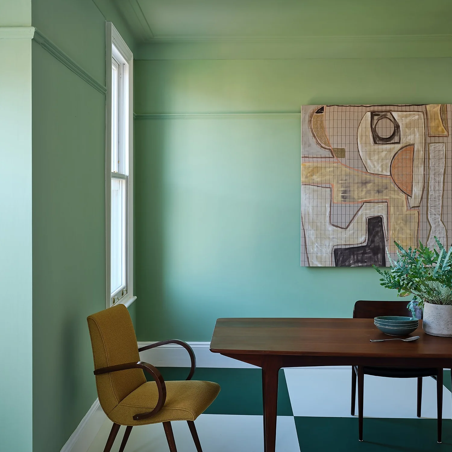 Farrow & Ball Modern Eggshell Paint No.309 Whirlybird - 750ml 4 Farrow & Ball Modern Eggshell Paint No.309 Whirlybird - 750ml - Image 2