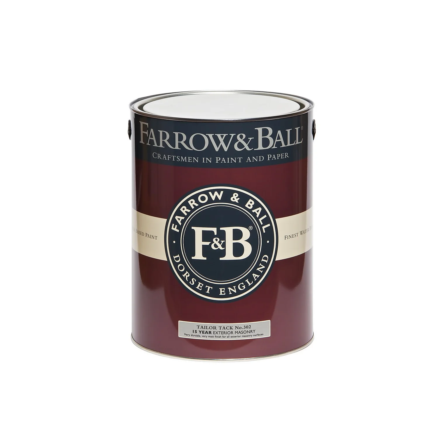 Farrow & Ball Exterior Masonry Paint No.302 Tailor Tack - 5L 5 Farrow & Ball Exterior Masonry Paint No.302 Tailor Tack - 5L - Image 3