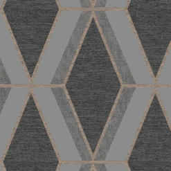 Next Optical Triangle Grey Wallpaper -Paint Store 13960886 1464998027111135