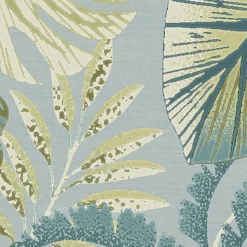 Next Jungle Leaves Duck Egg Wallpaper -Paint Store 13960895 5034998026437080