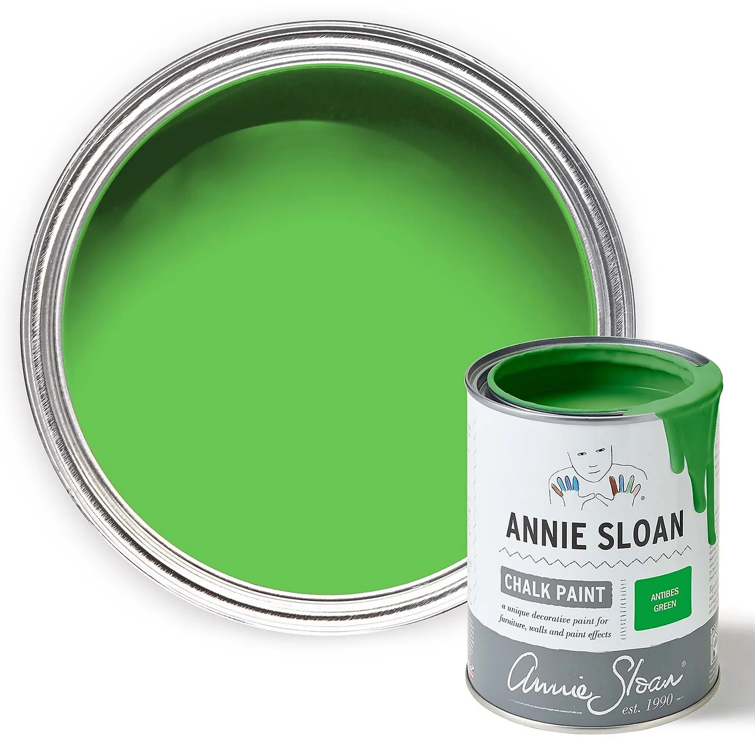Annie Sloan Antibes Green Chalk Paint - 1L 3 Annie Sloan Antibes Green Chalk Paint - 1L