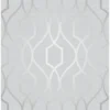 Fresco Apex Trellis Wallpaper Stone Silver Wallpaper -Paint Store 13978199 7204991584361907