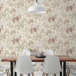 Grandeco Louan Natural Textured Metallic Wallpaper -Paint Store 13980239 7694998777683619