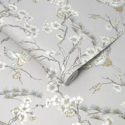 Sublime Japan Grey And Blue Wallpaper -Paint Store 13991818 3275003725779132