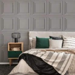 Fresco Wood Panelling Grey Wallpaper 8 Fresco Wood Panelling Grey Wallpaper -Paint Store 13991819 8055003725273266