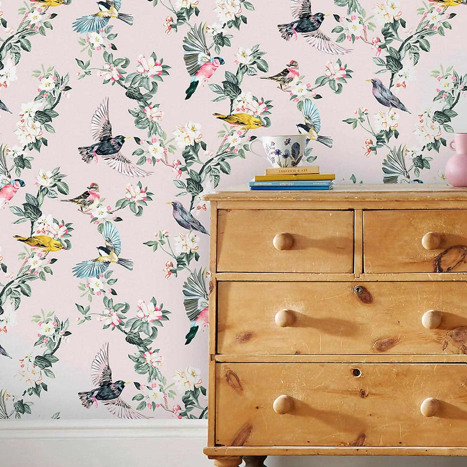 Joules Handford Garden Birds Antique Crème Wallpaper 7 Joules Handford Garden Birds Antique Crème Wallpaper - Image 5