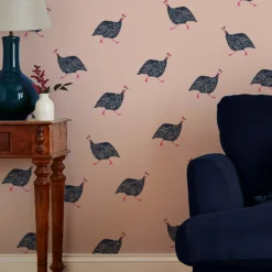 Joules Guinea Fowl Blush Pink Wallpaper 11 Joules Guinea Fowl Blush Pink Wallpaper -Paint Store 13991842 6715003725140546