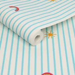 Joules Kids Whatever The Weather Icons Haze Blue Wallpaper -Paint Store 13991847 1015003726184249