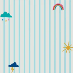 Joules Kids Whatever The Weather Icons Haze Blue Wallpaper -Paint Store 13991847 1035003726229228