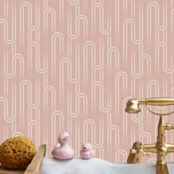 Envy Ups And Downs Blush Wallpaper -Paint Store 13991865 3075003725472805