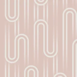 Envy Ups And Downs Blush Wallpaper