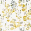 Fresco Watercolour Leaves Ochre Wallpaper -Paint Store 13991874 3685003724834549