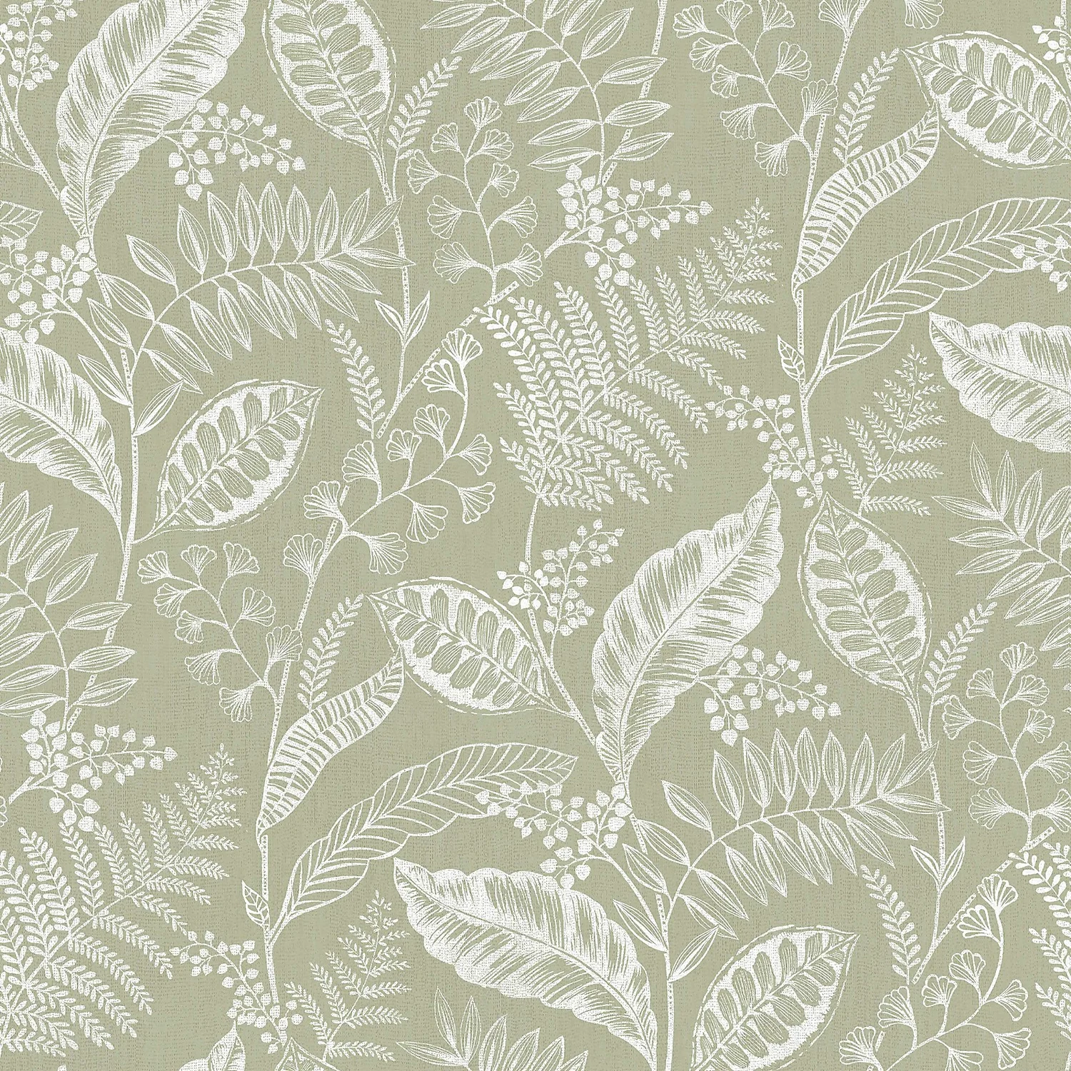 Fresco Artisan Leaf Sage Wallpaper 3 Fresco Artisan Leaf Sage Wallpaper